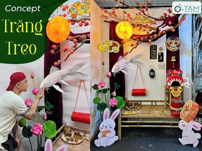 Tổng hợp những concept decor Trung thu 2025 thực hiện bởi Tâm Nguyễn Decor