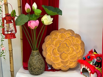 Mô hình bánh Trung 3D cỡ lớn 50cm [Mút xốp/ Như thật] BANHGIA-02