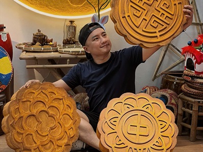 Mô hình bánh Trung 3D cỡ lớn 50cm [Mút xốp/ Như thật] BANHGIA-02
