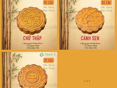 Mô hình bánh Trung 3D cỡ lớn 50cm [Mút xốp/ Như thật] BANHGIA-02