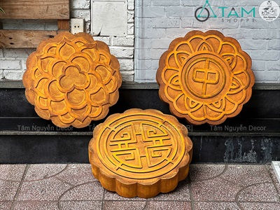 Mô hình bánh Trung 3D cỡ lớn 50cm [Mút xốp/ Như thật] BANHGIA-02