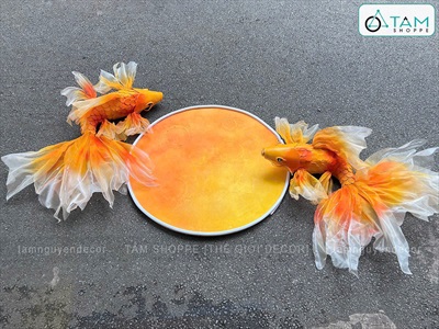Set cá chép và trăng trang trí Trung thu - Tết [2025 - Tâm Nguyễn Decor] CC-TRUNGTHU-2505