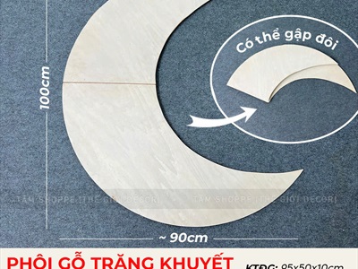 Set lồng đèn ông sao viền trăng khuyết 1m [2025 - Tâm Nguyễn Decor] CC-TRUNGTHU-2507