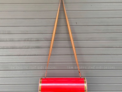 Trống cơm màu đỏ nhiều cỡ [Nhạc cụ -Decor] TRONG-03
