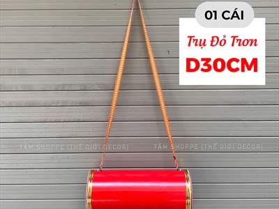 Trống cơm màu đỏ nhiều cỡ [Nhạc cụ -Decor] TRONG-03