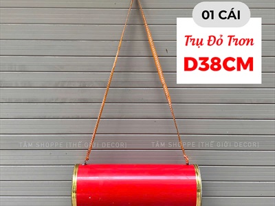 Trống cơm màu đỏ nhiều cỡ [Nhạc cụ -Decor] TRONG-03