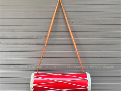 Trống cơm màu đỏ nhiều cỡ [Nhạc cụ -Decor] TRONG-03