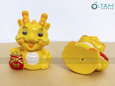 Tượng rồng chibi nhựa thần tài [Loại đẹp - Được chọn kiểu] TUONG-RONG-01