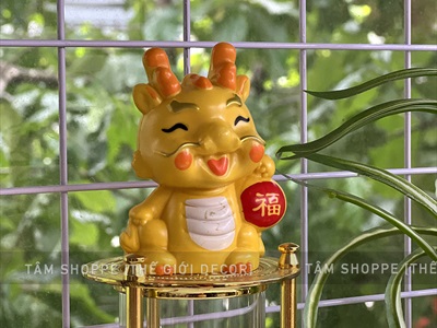 Tượng rồng chibi nhựa thần tài [Loại đẹp - Được chọn kiểu] TUONG-RONG-01