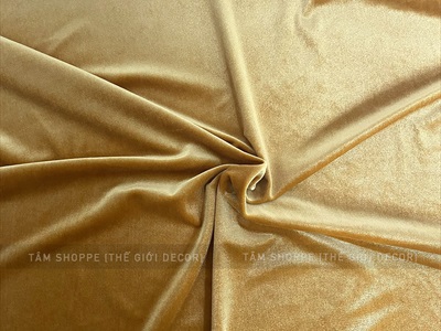 Vải nhung Đỏ - nhung Vàng xịn khổ 1m6 (bán theo 1m tới) PK-VAI-09
