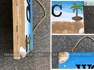 Bảng WC treo cửa bãi biển cây dừa BTC-WC-01