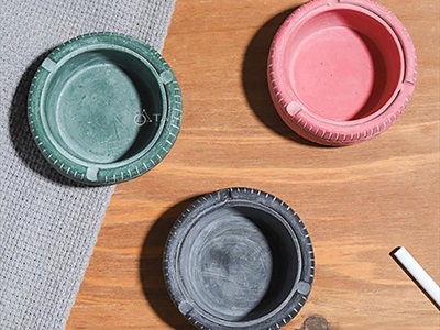 Gạt tàn thuốc hình lốp xe giả cổ [ĐK9cm - Nhiều màu] GATTAN-02