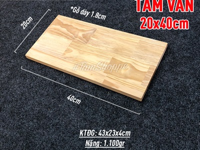 Kệ gỗ treo tường ê ke gỗ vuông góc đơn giản KTT-GO-01