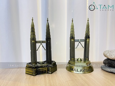 Mô hình Tòa tháp đôi Petronas biểu tượng Malaysia MHKQTG-PETRONAS-01