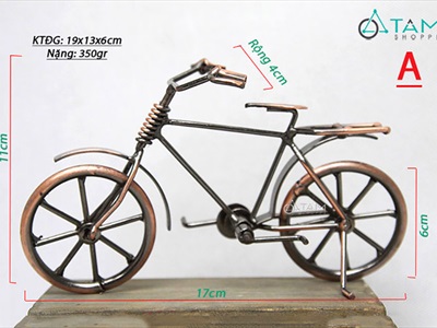 Mô hình xe đạp sắt Vintage MHX-XD-01