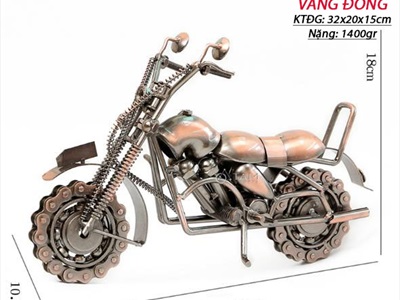 Mô hình xe moto bánh xích dây xoắn hầm hố MHX-MOTO-02