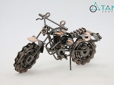 Mô hình xe moto bánh xích kim loại MHX-MOTO-01