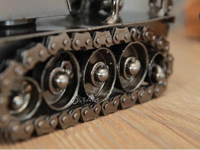Mô hình xe tăng sắt 2 nòng đại bác MHX-XT-01