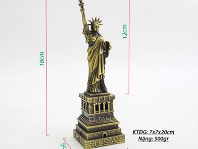 Tượng nữ thần tự do biểu tượng nước Mỹ MHKQTG-NTH.TD-01