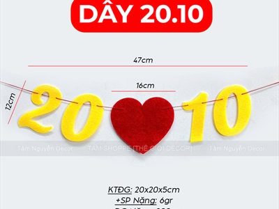 Dây banner chữ Happy Women's day 8/3 - 20/10 [Vải nỉ - Kèm dây] BANER-KHAC-01