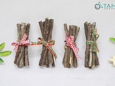 Bó củi mini thắt nơ xinh xắn [ĐK~1cm/ 5-7que] CAYCUI-05