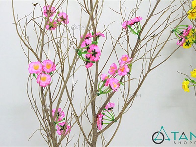 Cành cây khô nhiều nhánh nhỏ decor tự nhiên [Dài 1m2-1m5/ Ngẫu nhiên] CAYCUI-08