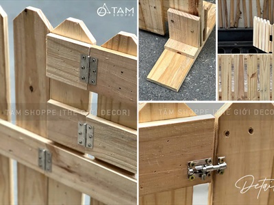[ORDER 5-7NGÀY] Hàng rào gỗ pallet tự đứng [Cơ động/ Đa năng] HANGRAO-04