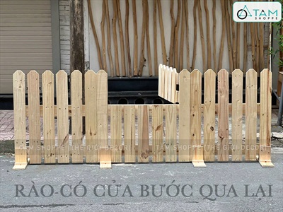 [ORDER 5-7NGÀY] Hàng rào gỗ pallet tự đứng [Cơ động/ Đa năng] HANGRAO-04