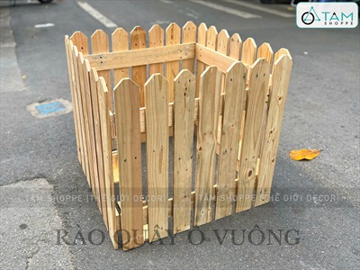 [ORDER 5-7NGÀY] Hàng rào gỗ pallet tự đứng [Cơ động/ Đa năng] HANGRAO-04
