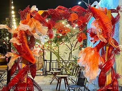 [ORDER 3-5 NGÀY] Khung cổng gỗ pallet chữ U decor tháo lắp tiện lợi [210x170cm - Tự đứng] KHUNGCONG-01