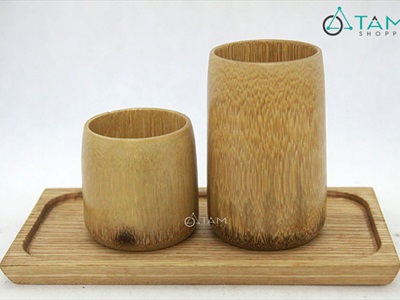 Ly gỗ tre tự nhiên DDNB-LY-01