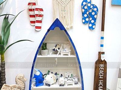 Dây treo đôi dép lào đi biển bằng gỗ [Decor - Tỷ lệ 1:1] DTR-BIEN-20