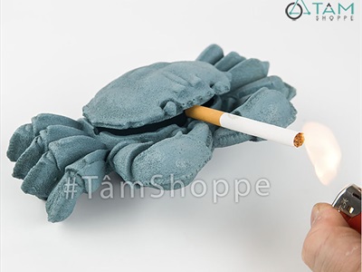Gạt tàn thuốc hình con cua độc đáo [Nắp rời - 4 màu chọn] GATTAN-01