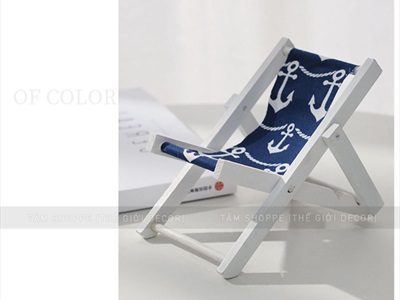 Ghế xếp bãi biển mini decor [12x9cm - nhiều kiểu] BANGHE-05