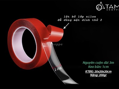 Cuộn băng keo 3M trong suốt [Siêu dính/ Nhiều loại] BANGKEO-05