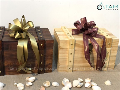 Cuộn ruy băng nhựa in chữ nhiều mẫu [Bản 3cm - Cuộn 45m] RUYBANG-18