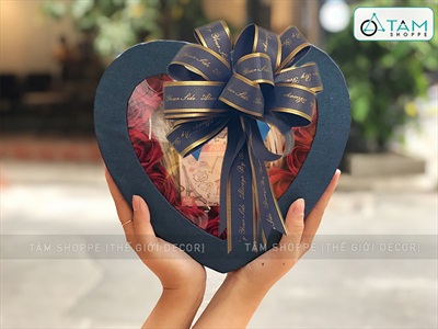 Cuộn ruy băng nhựa in chữ nhiều mẫu [Bản 3cm - Cuộn 45m] RUYBANG-18