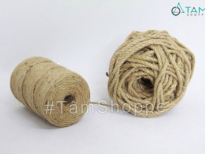 Dây thừng trang trí làm đồ handmade nhiều cỡ [Hàng đẹp - chuẩn cỡ] DAYTHUNG-01