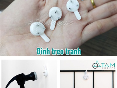 Đinh đóng tường không cần khoan chịu lực tốt [Tiện lợi/ Dễ đóng] DINH-01