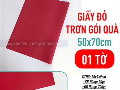 Giấy đỏ trang trí Tết, gấp quạt, gói quà cưới [Giấy đẹp - Nhiều loại] GIAYGOIQUA-05