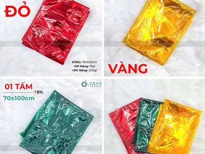 Giấy màu kiếng làm lồng đèn Trung thu thủ công [70x100cm - Trong suốt] GIAYMAU-03