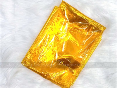 Giấy màu kiếng làm lồng đèn Trung thu thủ công [70x100cm - Trong suốt] GIAYMAU-03
