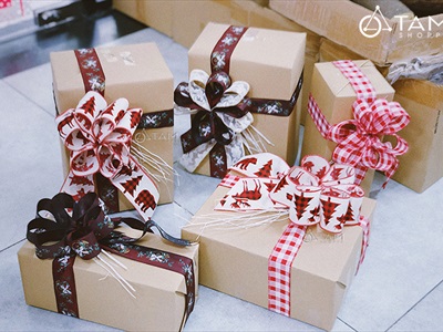 Hộp giấy carton làm hộp quà giáng sinh [Cứng cáp - nhiều cỡ] HOPGIAY-01