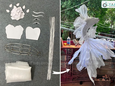 Set phụ kiện tự làm cá chép decor [Có lẻ từng món + Loại đẹp] SET-DIY-02