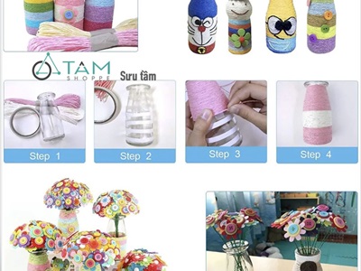 Tép dây giấy xoắn sợi nhỏ làm handmade [Bản 1li/ Dài 20m - Nhiều màu] DAYTHUCONG-02