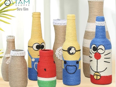 Tép dây giấy xoắn sợi nhỏ làm handmade [Bản 1li/ Dài 20m - Nhiều màu] DAYTHUCONG-02
