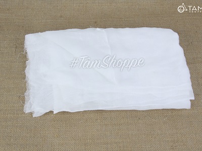Vải gạc trắng trơn khổ 80cm (bán theo 1 mét tới) PK-VAI-05