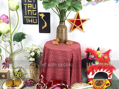 Vải hoạ tiết hoa nhí Vintage khổ 1m6 (bán theo 1 mét tới) PK-VAI-02