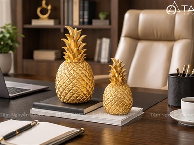 Mô hình trái thơm trang trí để bàn [Sang xịn/ 3 size] TRAITHOM-01